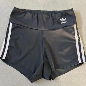 Adidas black shorts with white stripes #athletic #sportswear